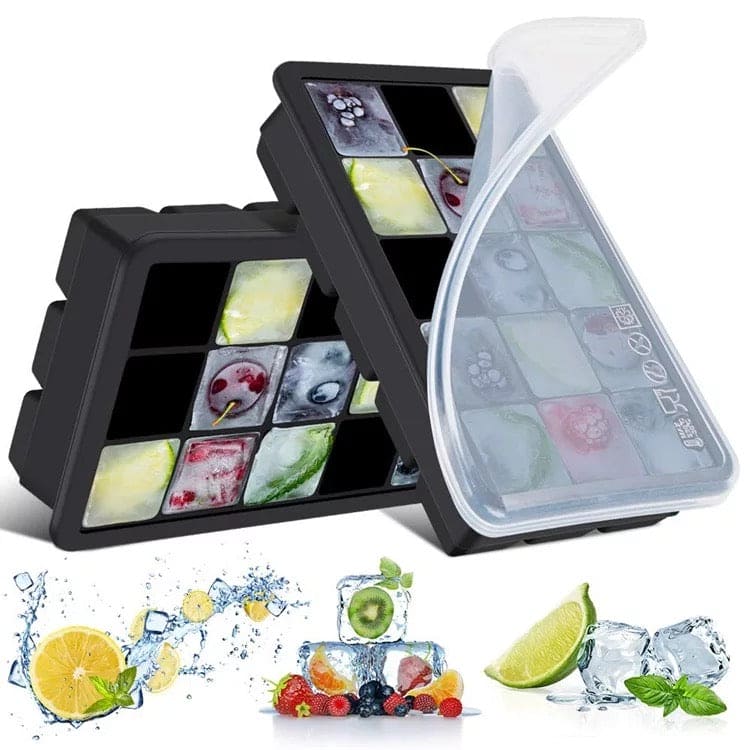 Silicone Ice Cube Maker Molds, Easy Release Ice Tray, Creative Small Ice Cube Mold Square Shape, Ice Maker Ice Cube Tray