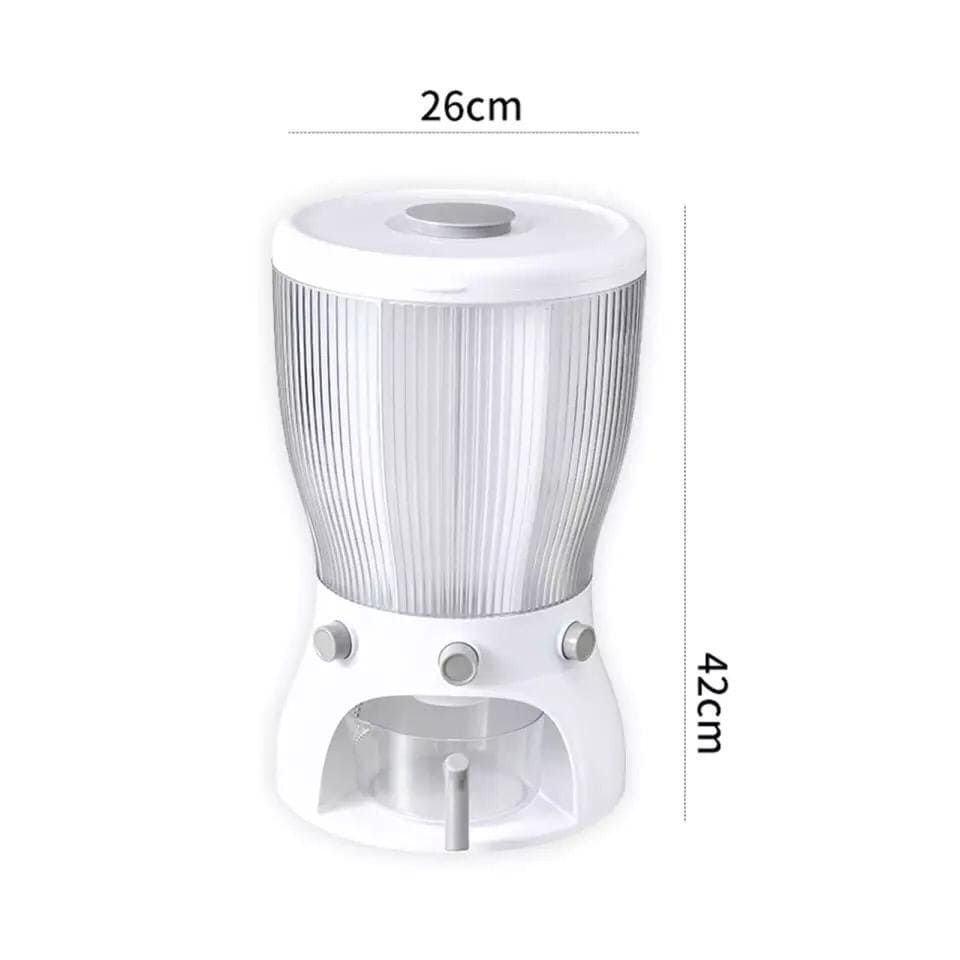 Rotatable Kitchen Storage Box, Moisture Proof and Insect Proof Grain Tank, Cereal Dispenser