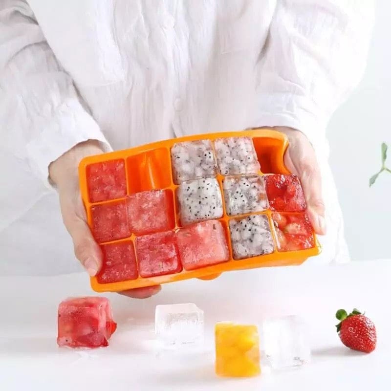Silicone Ice Cube Maker Molds, Easy Release Ice Tray, Creative Small Ice Cube Mold Square Shape, Ice Maker Ice Cube Tray