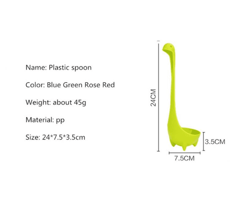 Cute Dinosaur Soup Ladle, Long Handled Soup Spoon, Creative Soup Spoon