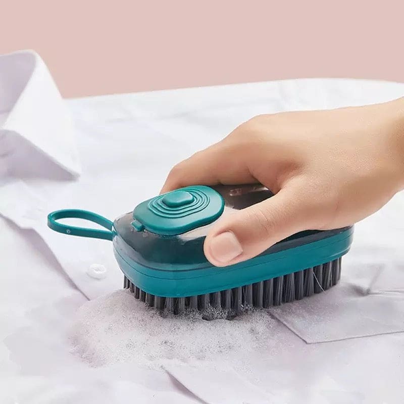 Multifunctional Laundry Brush, Liquid Soap Dispenser Hydraulic Scrub Brush, Laundry Clothes And Shoes Scrubbing Brush, Household Cleaning Brush