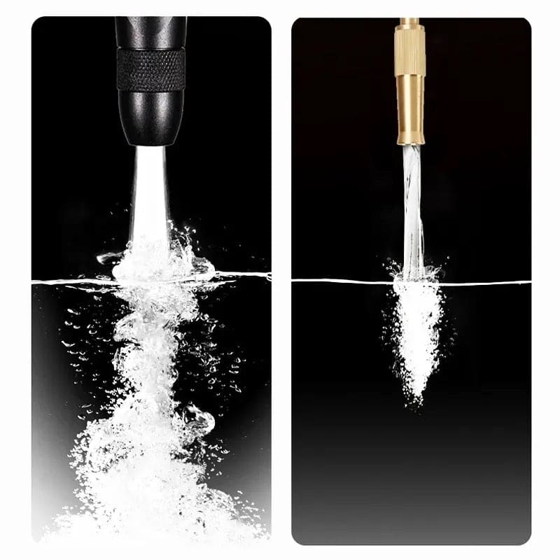 Adjustable High Pressure Squirt Water Gun, Aluminum Alloy Spray Nozzle, Spray Sprinkler High Pressure Direct Spray Garden Hose, Sprinkler System Pressure Washer, Car Wash Watering Gun Cleaning Tool