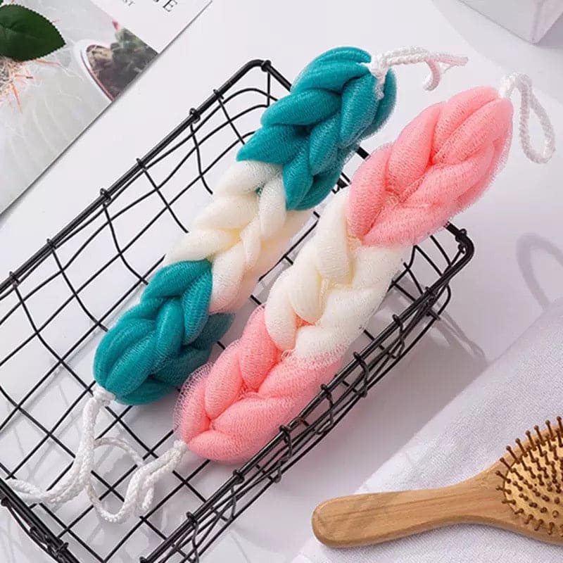 Flower Mesh Shoulder Scrubber, New Men Women Bath Sponge Towel Rub Brush, Body Wash Dry Brush, Mesh Shower Wash Sponge, Bubble Massage Brush, Shower Bath Wash Cloth