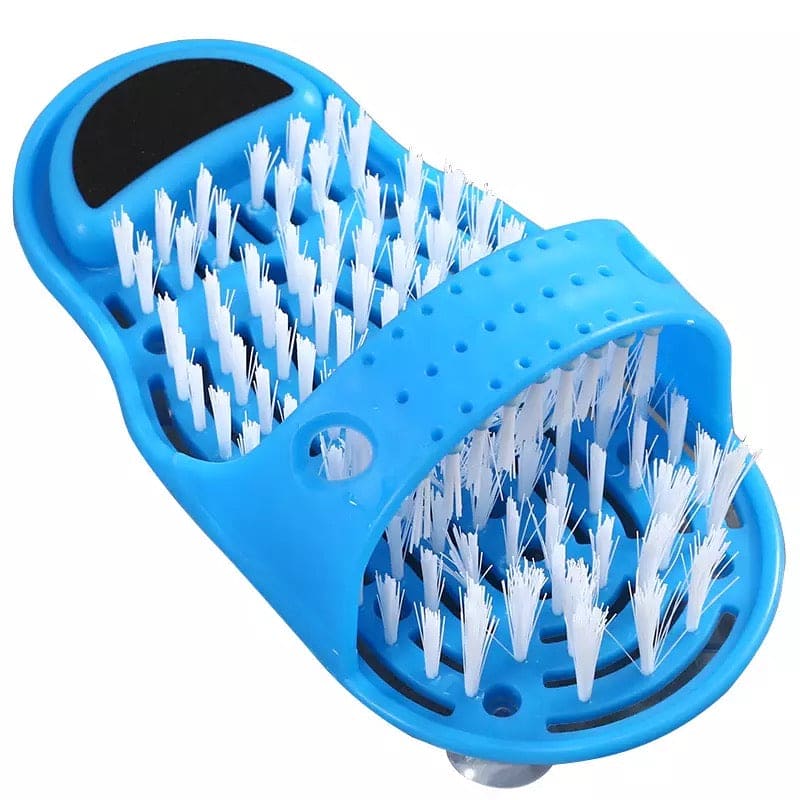 Bath Feet Slipper, Foot Cleaning Brush Slipper, Foot Scrubber Bath Shoe with Brush, Bathroom Massager Slipper, Room Foot Care Cleaning Scrubber Brushes, Pumice Stone Foot Scrubber