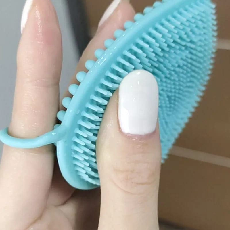 Silicon Heart Sponge, Baby Shampoo Shower Brush, Children Silicone Rubbing Mud, Massage Body Bath Brush, Kids Skin Care Nursing Bath Rubbing Supplies