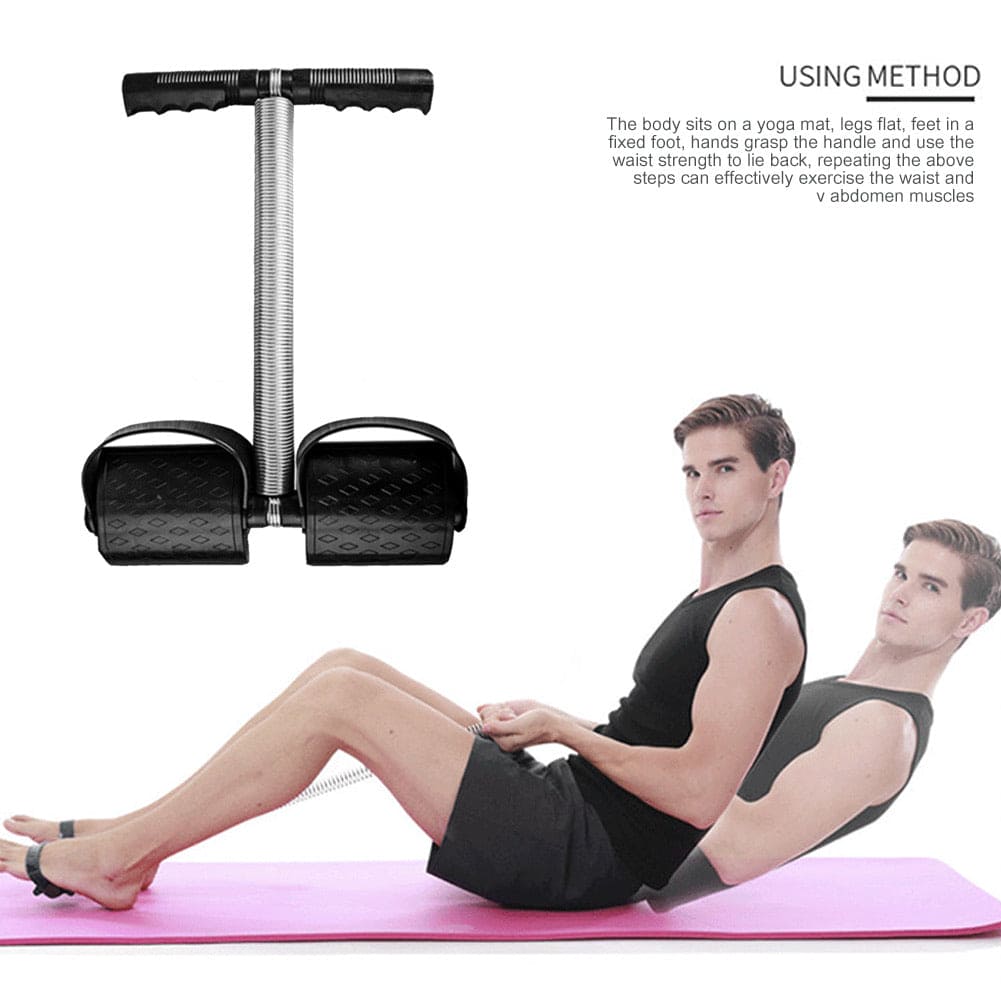 Body Shaping Tool, Sit Up Pull Spring Tension Bodybuilding Fitness Equipment, Elastic Foot Pedal Abdomen Leg Exerciser