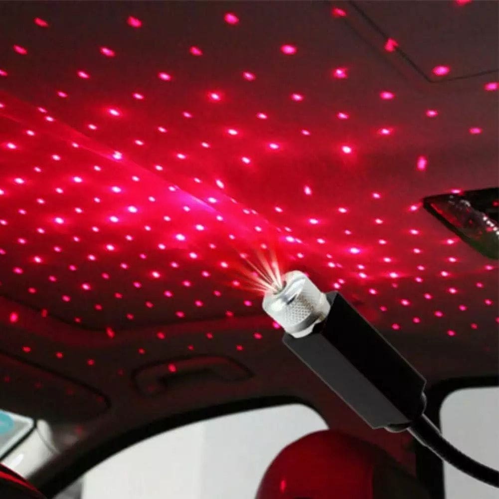 Multicolor Led Starry Sky Projection Lamp Mini Usb Car Roof Star