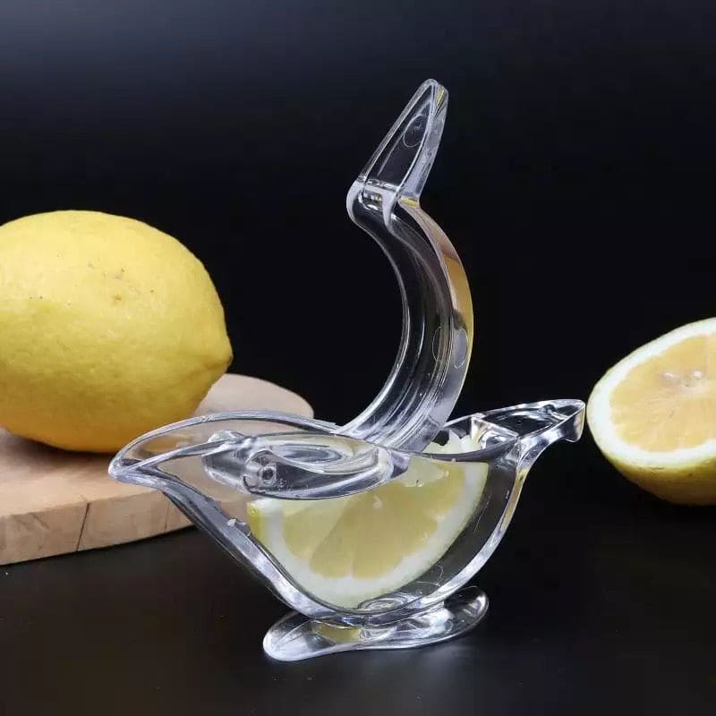 Bird Shape Lemon Squeezer, Acrylic Lemon Juicer, Convenient Fruit Juice Gadget, Hand Press Lemon Squeezer for Kitchen, Citrus Press Juicer Squeezer Kitchen Tool, Ergonomic Portable Fruit Juicer, Lemon Slice Wedge Squeezer