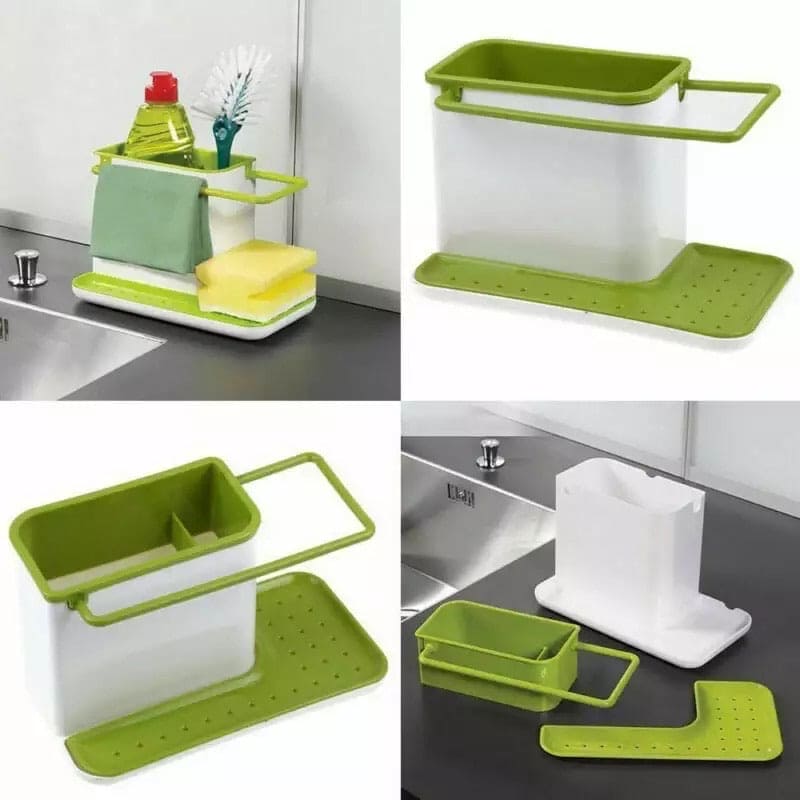 Wash Cloths Holder, Shelf Sponge Holder, Multifunctional Kitchen Storage Organizer, Shelf bathroom Storing Tool, Creative Plastic Shelves