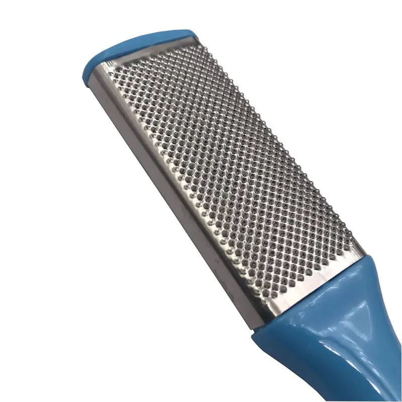 Double Sided Foot Filer, Professional Pedicure Foot Filer, Stainless Steel Foot Scrubber, Hard Skin Removers, Callus Dead Skin Remover, Anti-slip Plastic Handle Pedicure Tool, Stainless Steel Dead Skin Scrapper