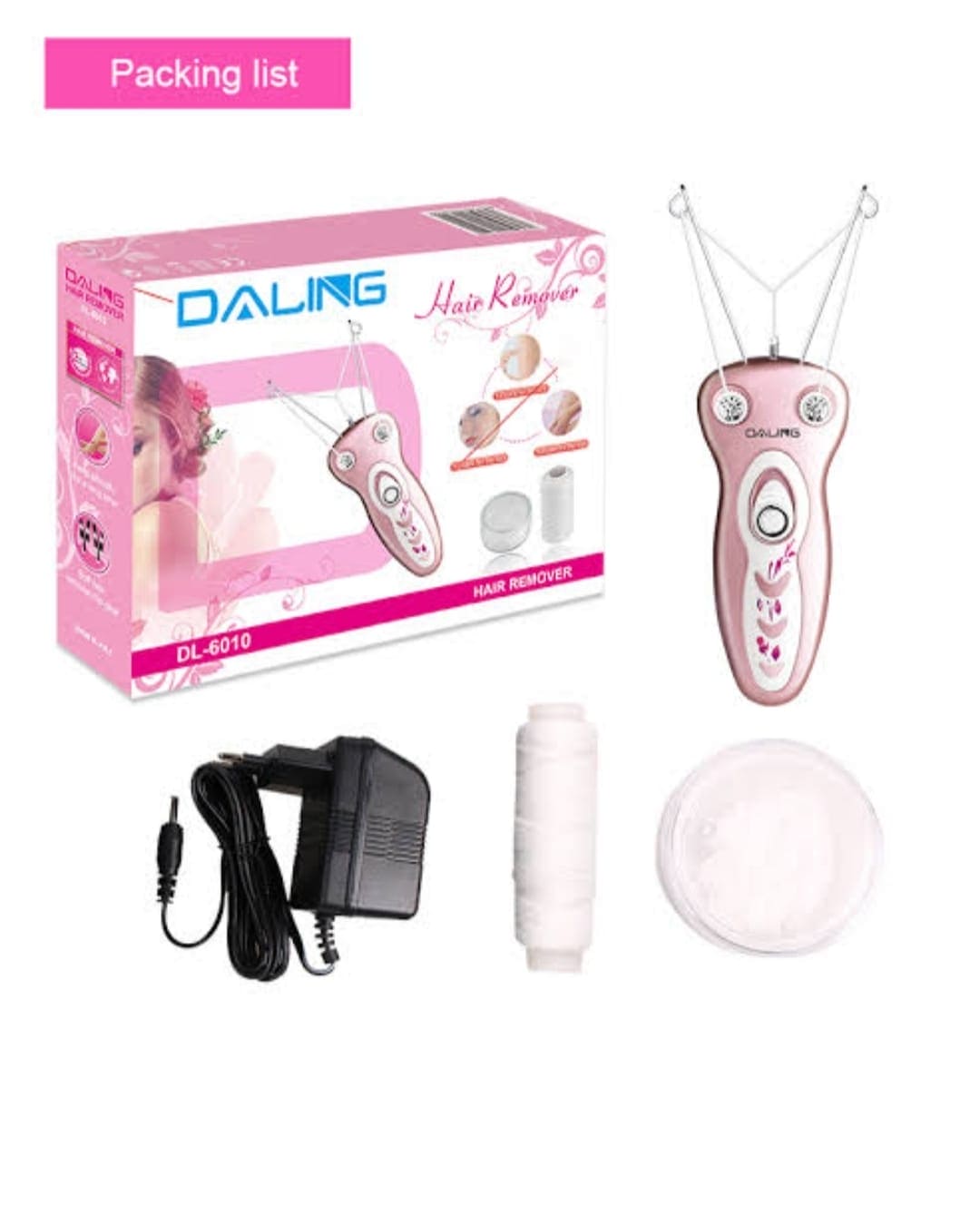 Facial Grooming Kit, Epilator Corded Cordless, Rechargeable Hair Remover, Female Face Body Leg Hair Removal Epliator