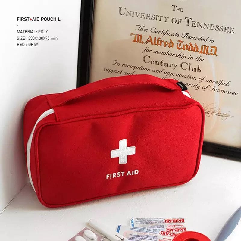 First Aid Medicine Bag, Large Capacity Portable Medicine Storage Bag, Outdoor First Aid Kit Organizer, Travel Empty Medicine Storage Bags, Emergency First Aid Kit Bag, Pill Survival Organizer, Portable Camping Car Medicine Kit, Car Home Emergency Bag