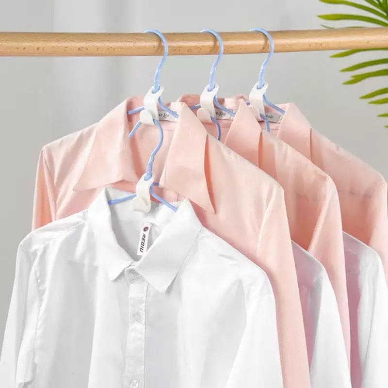 Hanger Extension Hook, Wardrobe Hanger, Extension Hook, Clothes Rack Holder, Space Saving Cascading Extender Clip