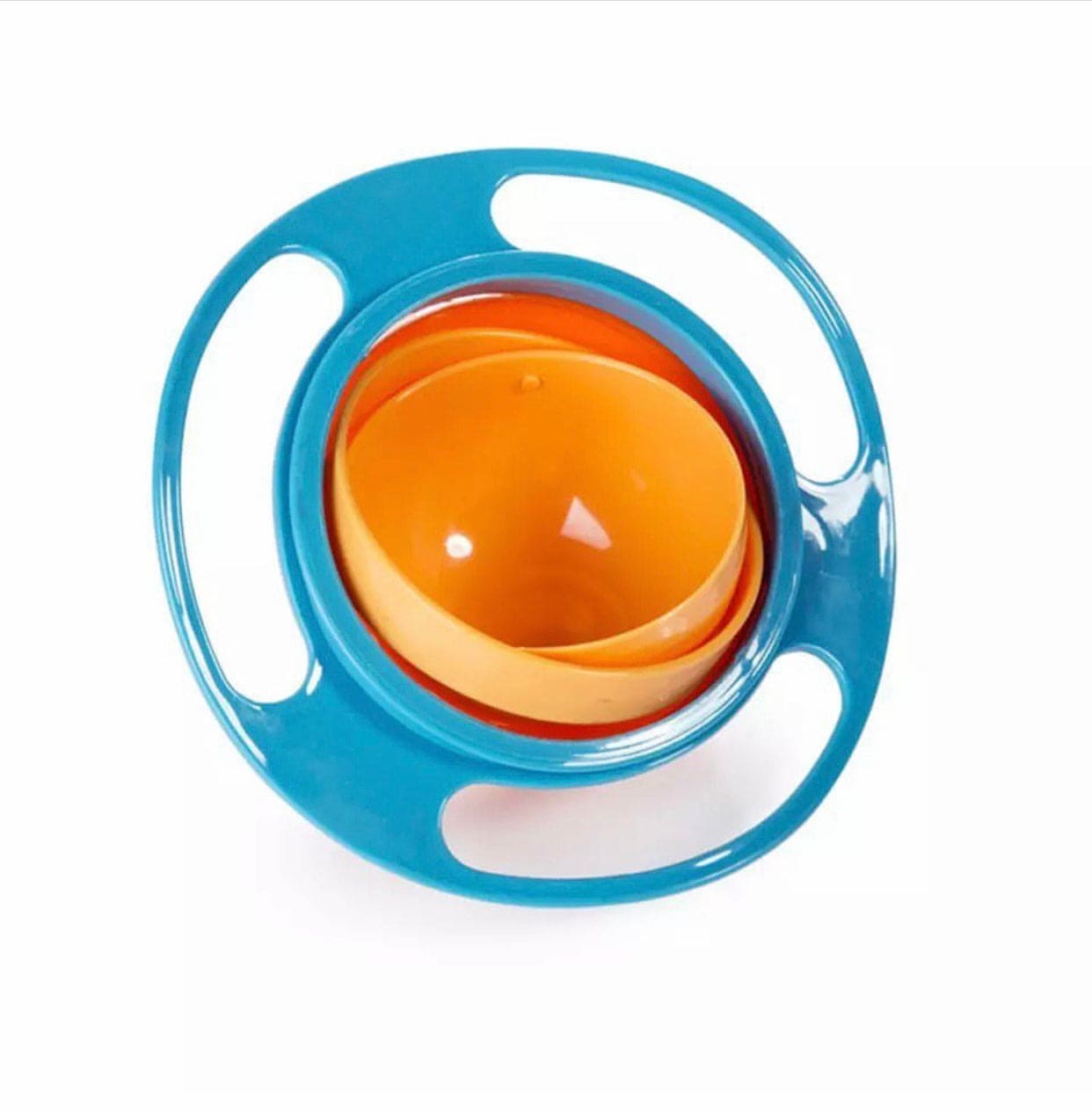 360 Degree Gyro Magic Baby Anti Spill Bowl, Baby Feeding Toy Bowl, Baby Food Dinnerware, Spill-Proof Universal Gyro Bowl