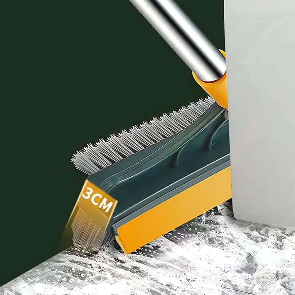 3 In 1 V Shaped Cleaning Brush, Floor Scrub Magic Broom With Long Handle, Floor Cleaning Brush, Long Handle Stiff Broom