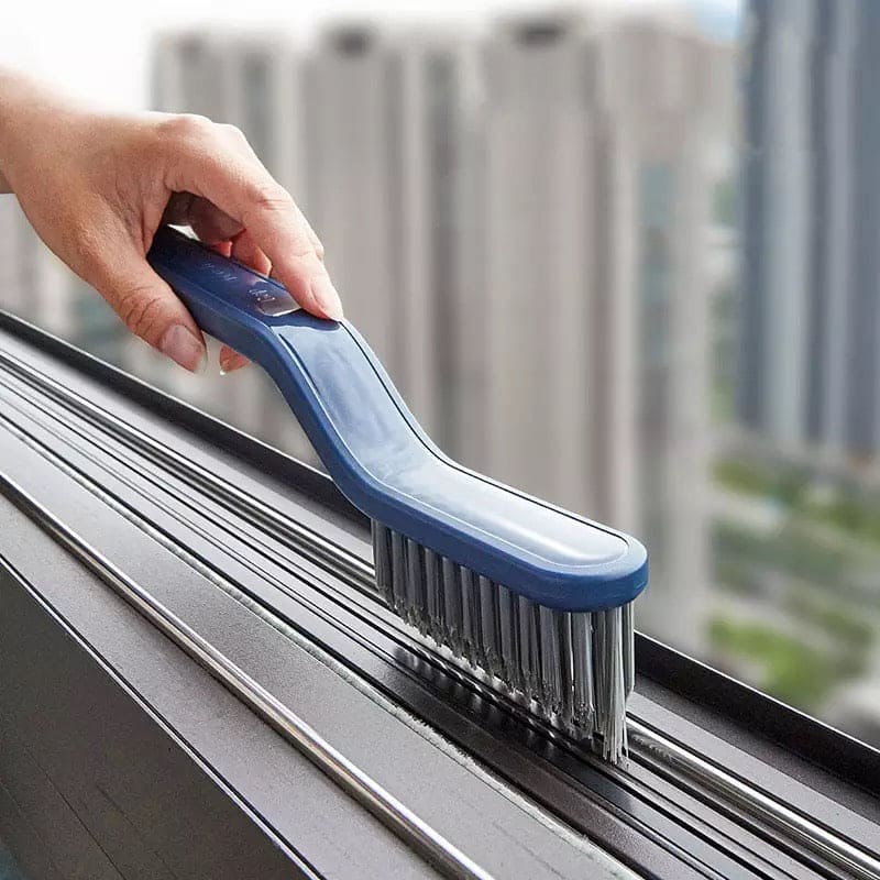 Multifunctional Bathroom Tile Brush, Floor Gab Cleaning Brush, 2-in-1 Multipurpose Brush, Convenient Corner Cleaning Tools, Kitchen Bathroom Cleaning Brush