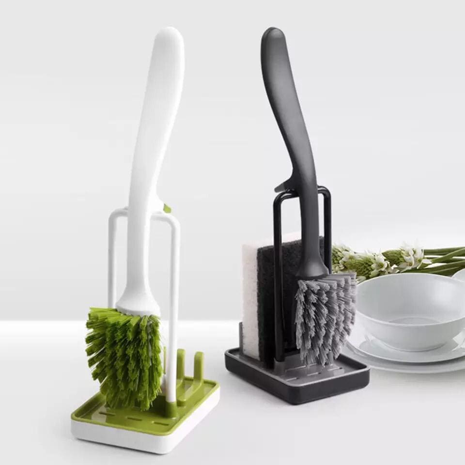 Multifunctional Long Handle Dishwashing Brush, Kitchen Cleaning Brush