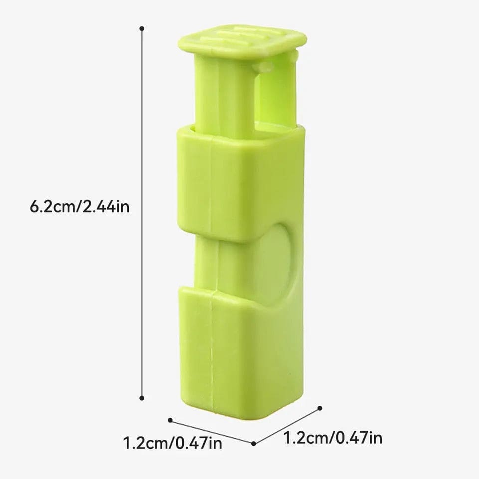 Set Of 4 Chip Sealing Clip, Multipurpose Bread Sealer, Press Spring Seal Clips, Food Bag Lock Button, Food Preservation Sealing Clips, Sealer Clamp Sealing Bag Clips, Kitchen Clips Freezer Bag Clips, Locking Type Bag Clip