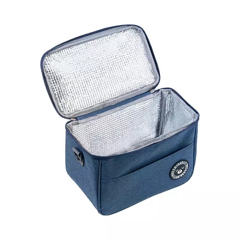 Crossbody Lunch Box Bag, Food Thermal Box, Shoulder Strap Organizer Insulated Case, Water Proof Office Cooler Lunch Box Bag