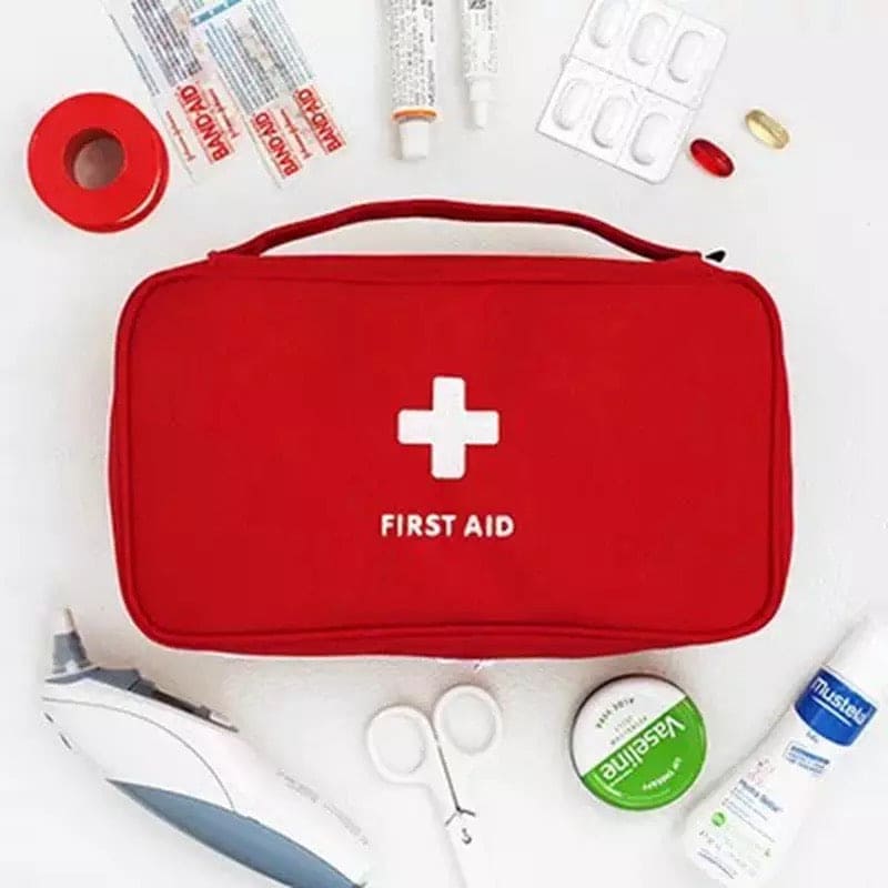 First Aid Medicine Bag, Large Capacity Portable Medicine Storage Bag, Outdoor First Aid Kit Organizer, Travel Empty Medicine Storage Bags, Emergency First Aid Kit Bag, Pill Survival Organizer, Portable Camping Car Medicine Kit, Car Home Emergency Bag