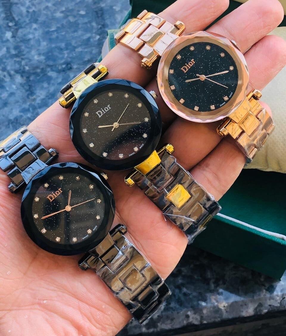 Luxurious Women Elegant Wrist Watch, Stainless Steel Analog Watch, Classic Watch for Women, Ladies Fashionable Watches