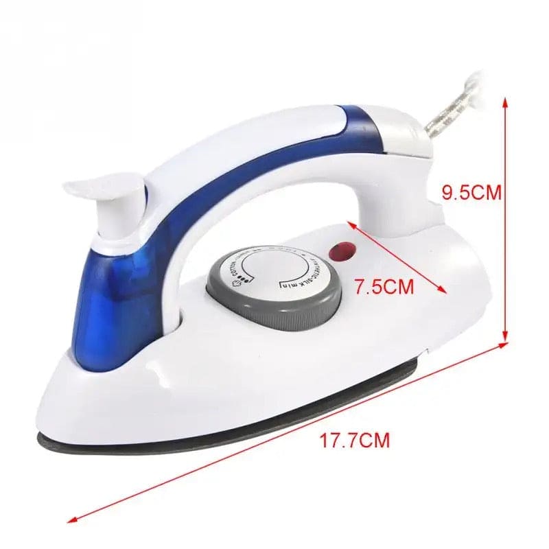 Travel Foldable Steam Iron, Electric Steam Iron For Clothes, Handheld Flat Iron For Home, Travel Use Baseplate Steam Iron, Mini Portable Handheld Garment Iron, Traveling Clothes Steamer With 3 Gears Baseplate, Portable Compact Iron