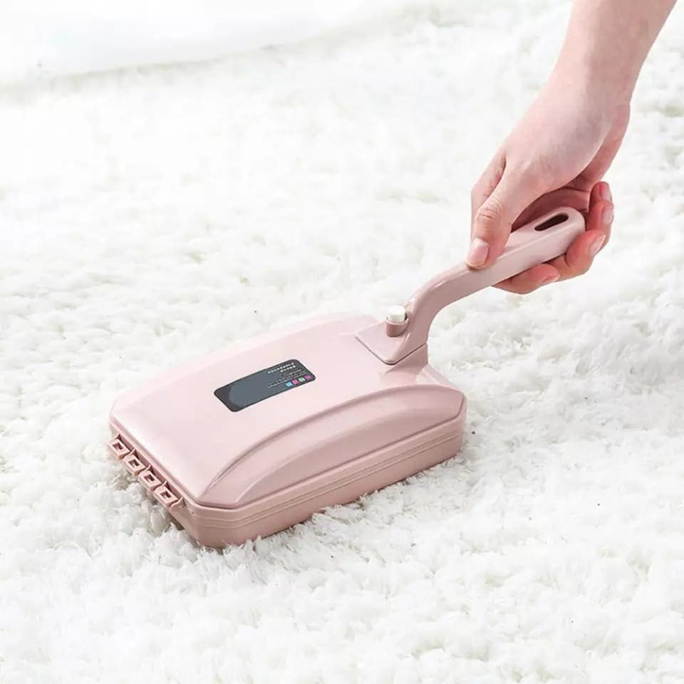 Carpet Debris Brush.Carpet Brush,Handheld Carpet Table Double Roller Brush  Head Carpet Table Brush Pet Hair Cleaning Brush Collector Brush