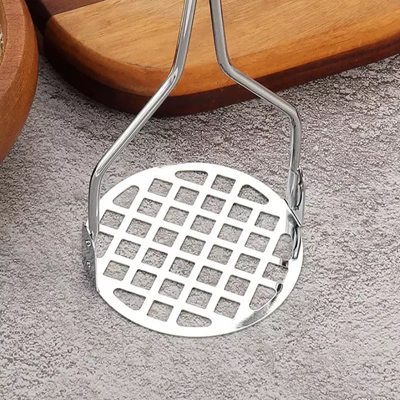 Metal Potato Masher, Rice Presser, Fruit Juice Maker, Potatoes Mud Pusher, Smooth Musher Crusher, Kitchen Accessories
