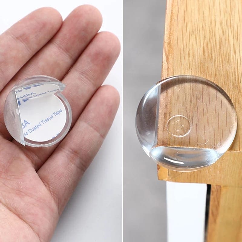 Set Of 4 Child Safety Edge Protector, Transparent Anti Collision Angle Protection Cover, Baby Proofing Table Corner Guards