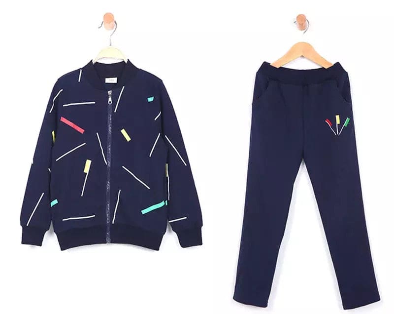 2 Pcs Spring Autumn Children Sport Suits Long Sleeve Boys, Clothing Boys Sports Sweatshirt, Kids Autumn Jacket + Pants
