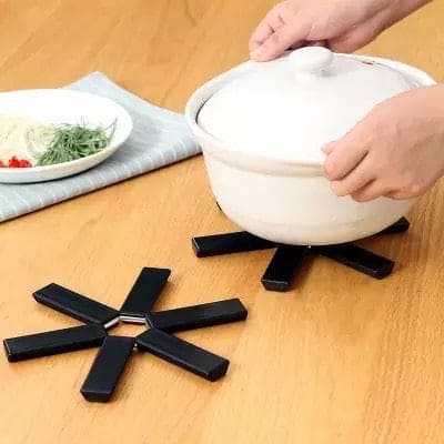 Folding Heat Insulation Pod Mat, Heat Resistant Trivet for Marble and Granite Counter, Coaster Washable Pad