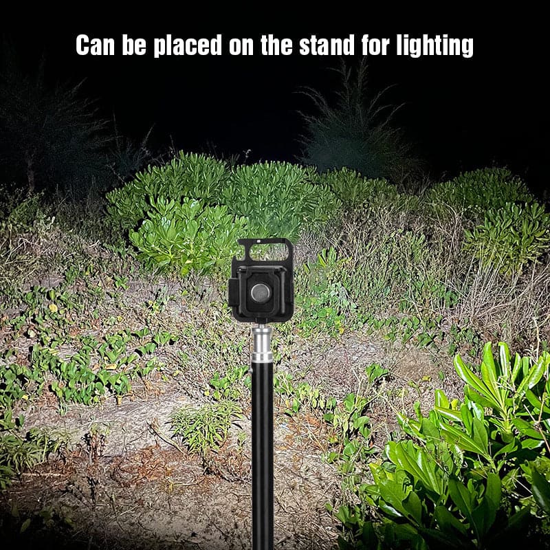 Mini Square LED Flashlight, Portable Pocket Flashlight Keychains, Rechargeable For Outdoor Camping, Emergency Lamps Work Light, Multifunction Portable Pocket Light, COB Inspection Light