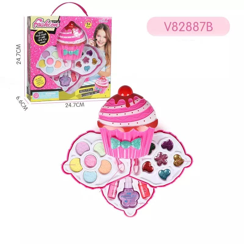Girls Make Up Set Toys, Kids Beauty Kit, Children Pretend Makeup Tool Toy, Toys Handbag For Dressing Cosmetic Girls Gifts