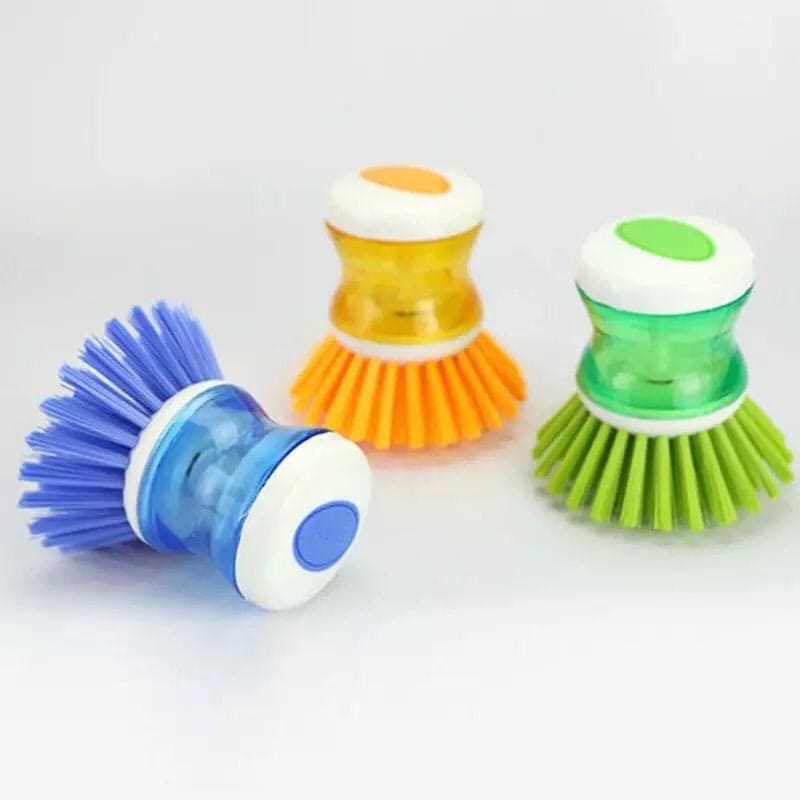 Soap Dispensing Palm Brush, Kitchen Cleaning Brush, Utensil Cleaner