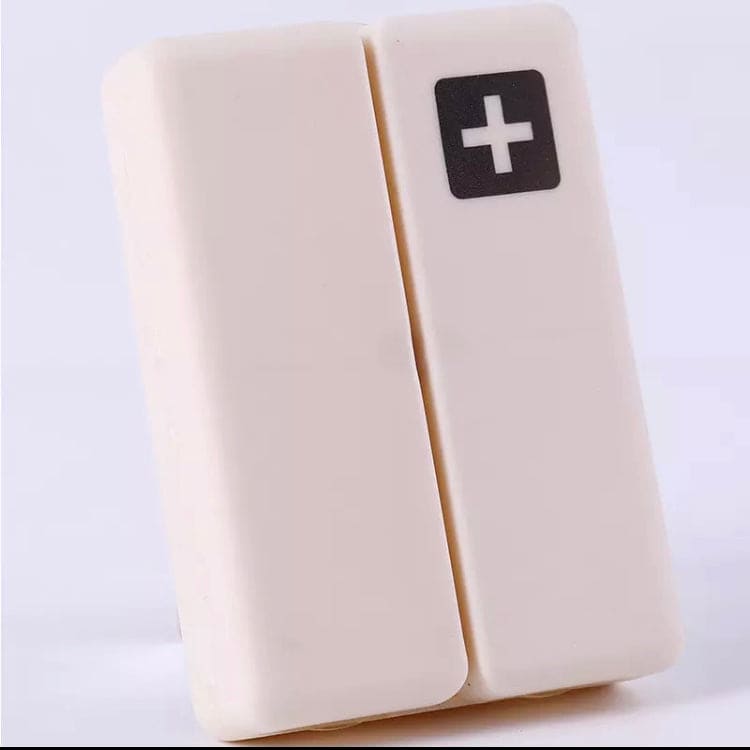 7 Days Foldable Travel Medicine Holder, Weekly Pill Case Box, Foldable Vitamin Medicine Holder, Tablet Storage Dispenser Container, Magnetic Pill Storage Box