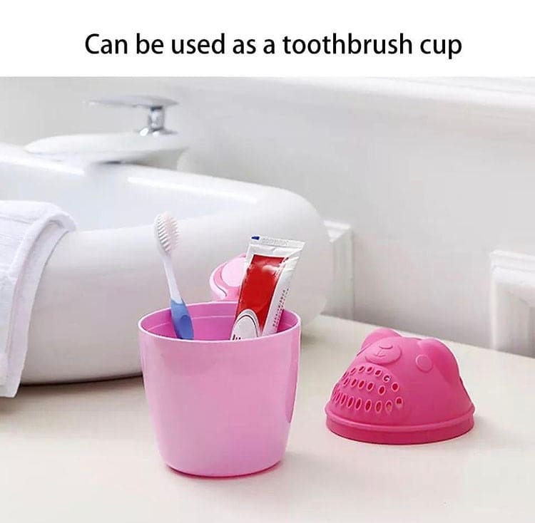 Cute Baby Shower Mug, Baby Bath Rinse Mug, Cartoon Shampoo Rinse Mug