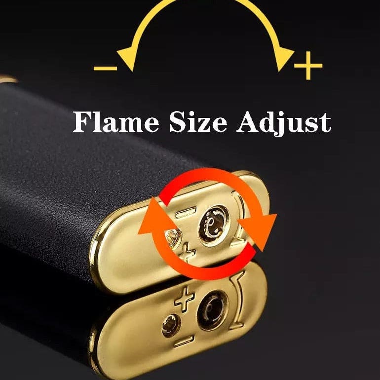 Dragon Dual Flame Lighter, Inflatable Windproof Jet Turbo Lighter, Metal Double Flame Lighter, Open Fire Conversion Lighter, Creative Double Fire Flame Lighter, Butane Cigarette Lighter