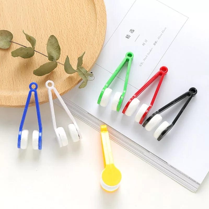 Mini Glasses Cleaning Wipe, Multifunctional Portable Super Soft Glasses Wipe, Double-sided Microfiber Glasses Brush, Microfiber Spectacles Cleaner, Microfiber Glasses Eyeglasses Cleaner