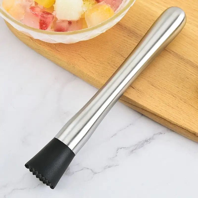 Stainless Steel Muddler, Ice Crusher Bar, Stainless Steel Cocktail Muddler Mixer, Steel Wine Mixing Stick, Cocktail Shaker Boston Bar, Home Bar Bartender Tool