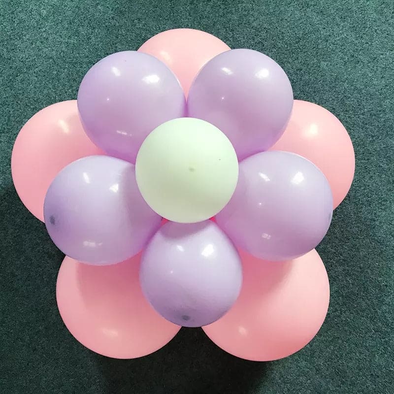 Flower Modelling Balloons Clip, Birthday Party Wedding Decoration Ballons Accessories Foil Balloons Sealing Clamp, Flower Shape Balloon Clips Holder