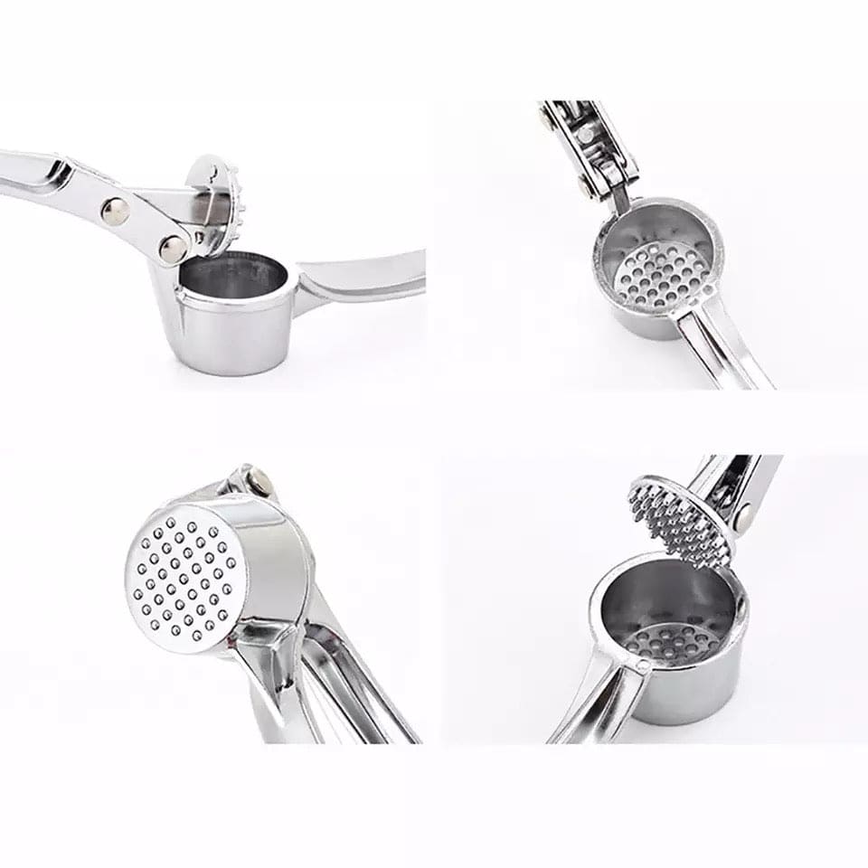 Stainless Steel Garlic Press Crusher, Ginger Mincer, Ginger Squeezer Masher Handheld Ginger Micer