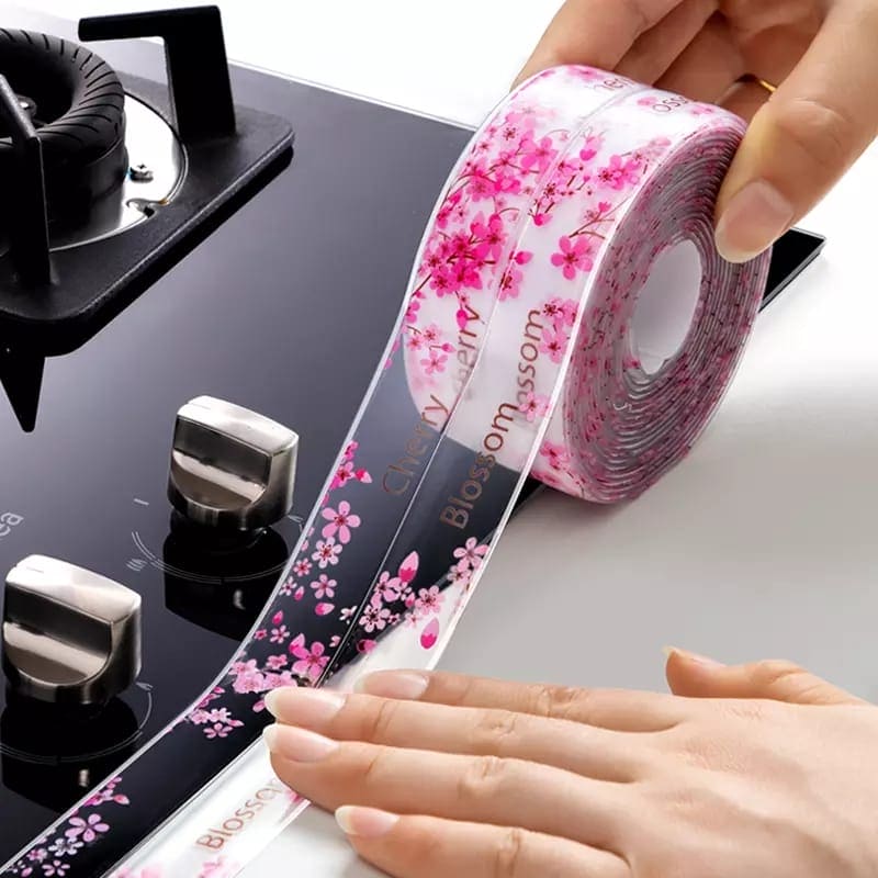 Kitchen Sink Waterproof Tape, 5 Meter Anti-mold Waterproof Tape, Bathroom Countertop Toilet Gap, Self-adhesive Seam Stickers, Bath Sealing Strip Tape, Self Adhesive Waterproof Wall Sticker Sink Edge Tape