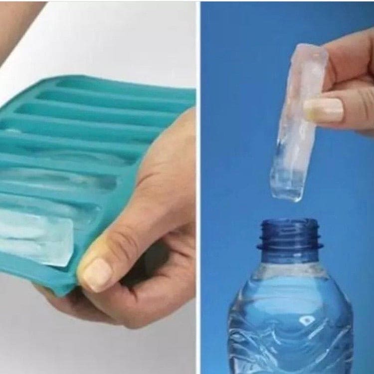 Cylindrical Ice Cube Tray, Silicone Ice Molds