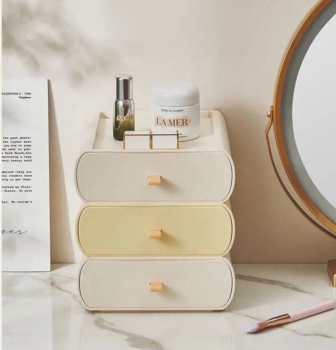 Drawer Shape Desktop Storage Box, Stackable Drawer Organizer, Desk Office Organizer Bins, Plastic Storage Container, Colorful Desktop Stackable Organizer, Makeup Pencil Pen Sundries Container