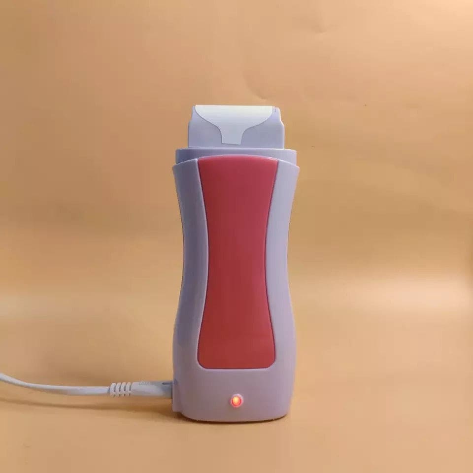 Electric Hair Removal Wax-melt Machine, Heater EU Plug Portable Epilator Roll, Heater Melt Depilation Hair Removal, SPA Handheld Body Depilatory Machine Hair Removal Tool
