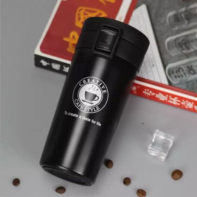 380ml Double Stainless Steel Coffee Mug, Travel Coffee Mug, Steel Thermos Tumbler Cups, Vacuum Flask thermo Water Bottle, Insulated Water Bottle, Double Thickened Coffee Mug