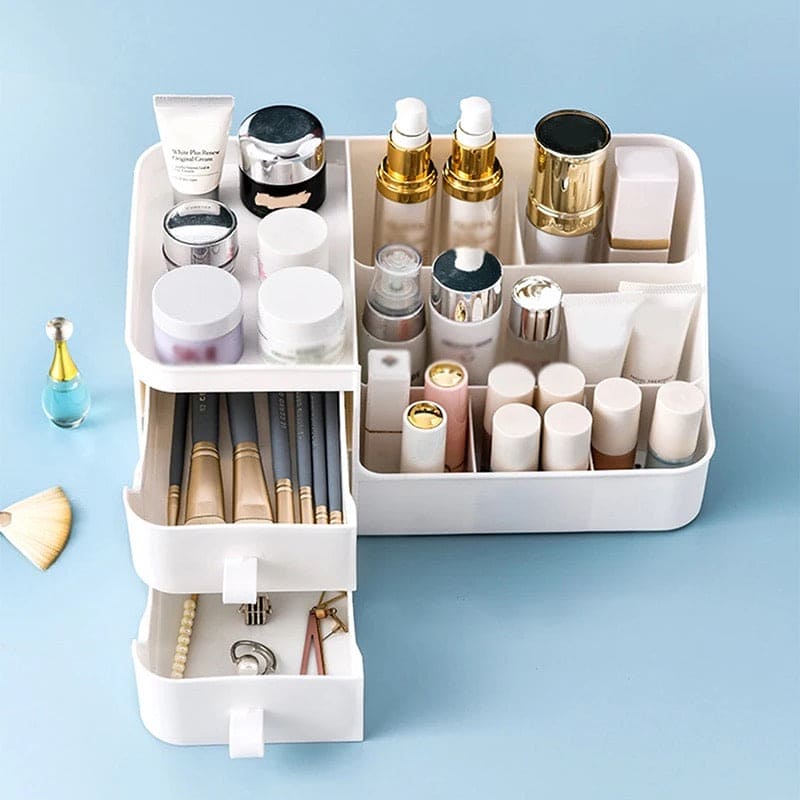 Drawer Cosmetic Storage Box, Desktop Lipstick Mask Storage Finishing Box, Stationery Office Sundries Rack, Makeup Organizer, Countertop Drawer Organizer, Cosmetic Drawer Jewellery Display Case, Makeup Drawer Container