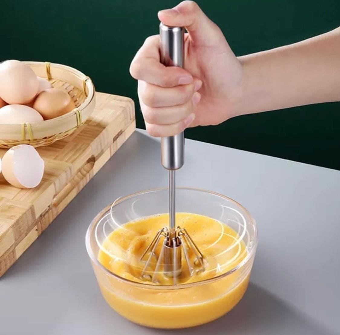 Spring Egg Beater, Manual Hand Pressure, Semi Automatic Egg Beater, Semi Automatic Spun Whisk, Self Turning Egg Stirrer, Manual Hand Mixer