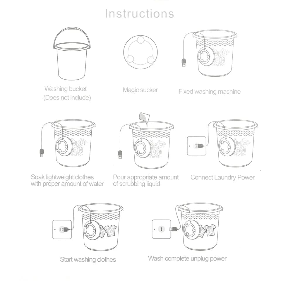 2 in 1 Ultrasonic Turbo Washing Machine, Portable Travel Washer, Air Bubble And Rotating Mini Ultrasonic Washing Machine, Portable Removes Dirt Washer, USB Cable Machine for Travel