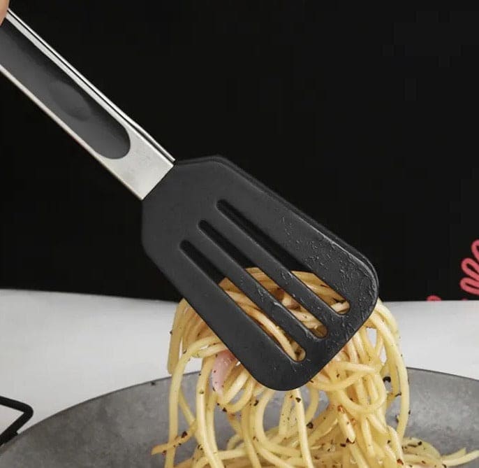 Silicone Non Stick Food Tong, Silicone Food Meat Salad Clamp, BBQ Bread Serving Cooking Clip, Foldable Barbecue Baking Tongs, Nylon Shank Dessert Tweezer Cooking Clamp, Heat-Resistant Bread Steak Serving Clips